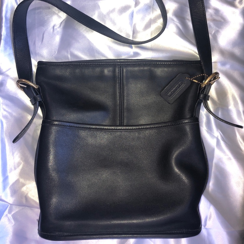 Vintage COACH purse unlined soho bleecker bucket